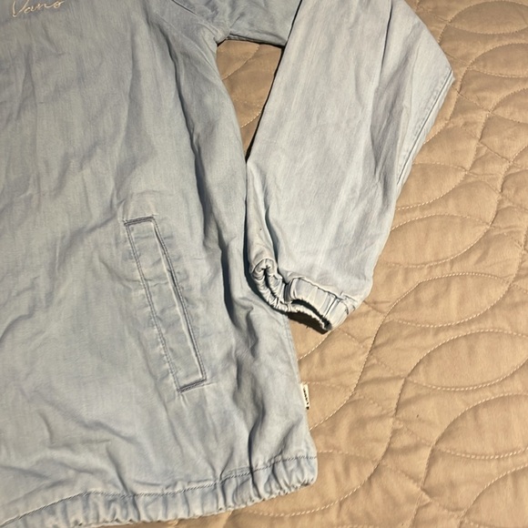 Vans Women’s Baby Blue Coach Jacket Size XS - Picture 4 of 8